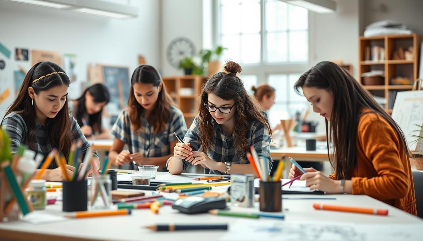 Organized study environment supporting productive learning