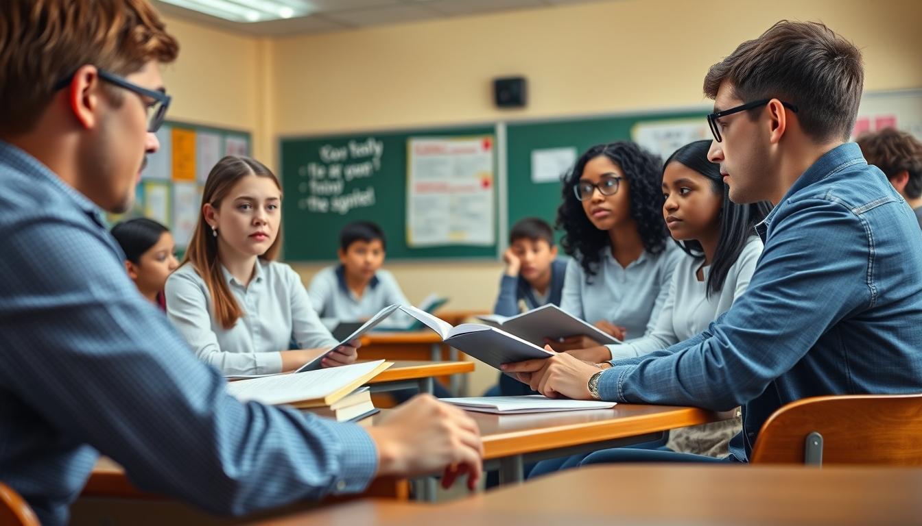 Student preparing for exams with study materials